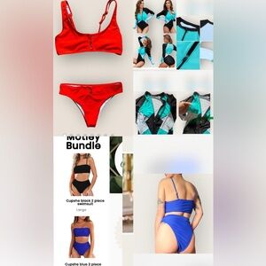 Bundle of 4 large swim suits